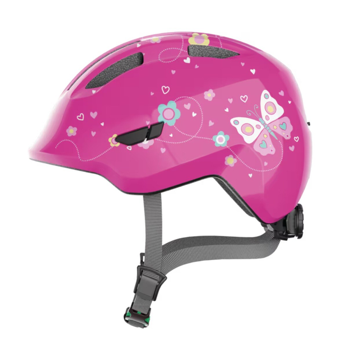 Abus Smiley 3.0 kypärä, Pink Butterfly