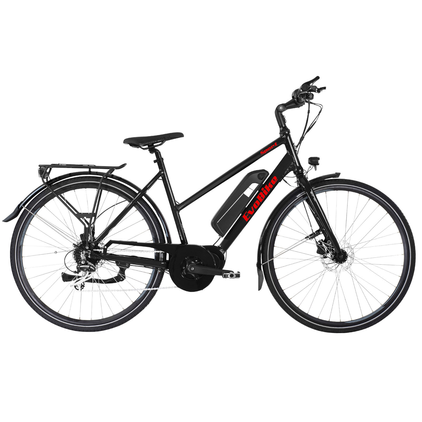 Evobike SPORT-9 Mid-Drive 250W - Naisten