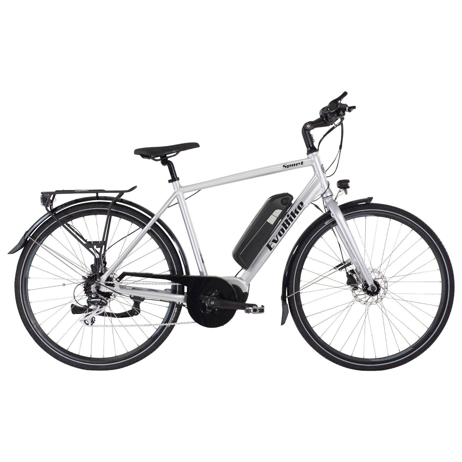 Elcykel EvoBike SPORT-8 Mid-Drive 250W - Herr